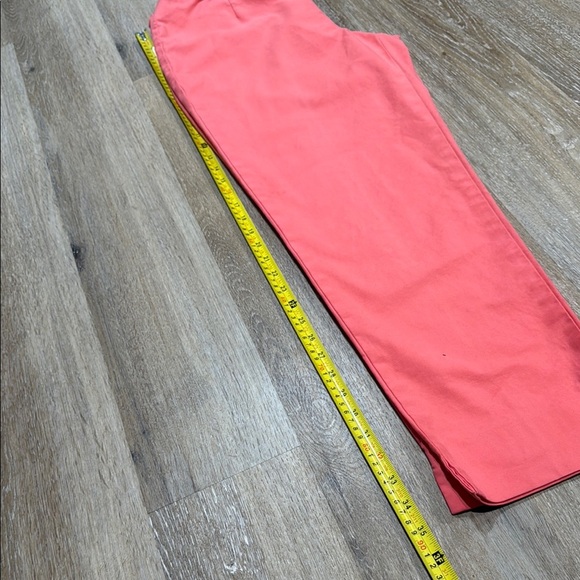 Lafayette 148 New York Size 8 Coral Stretch Straight Leg Pants Trouser - Picture 6 of 12